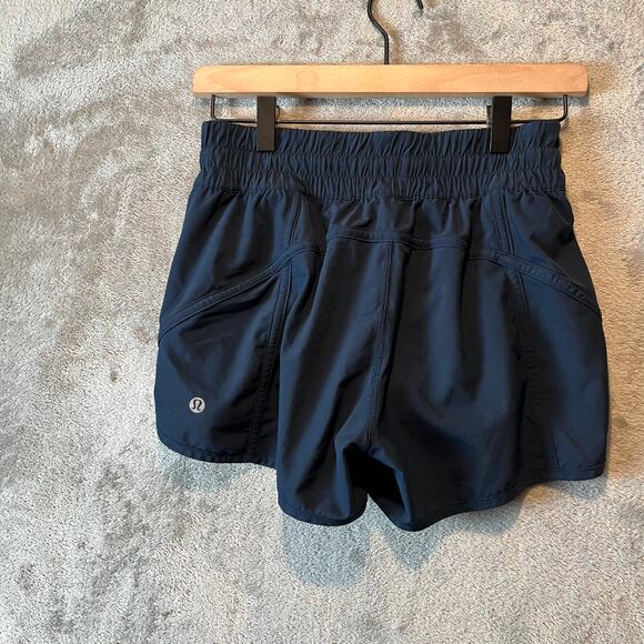 Lululemon Tracker Short V *4" True Navy Size 6 - Picture 4 of 5